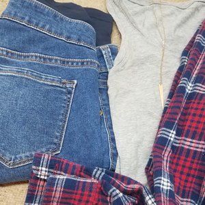 Old Navy Rockstar Full panel super skinny jeans